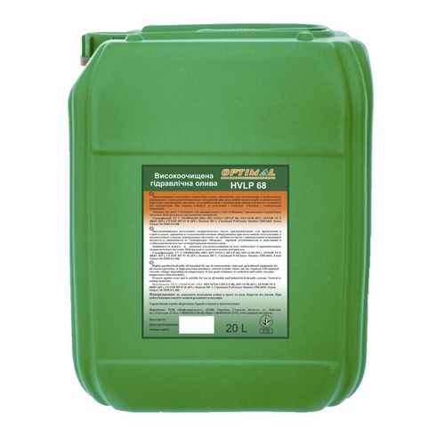 Hydraulisches Öl - HVLP -68 - Optimal Oil - zur industriellen Anwendung / für Baustellen / für den Landwirtschaftsbedarf