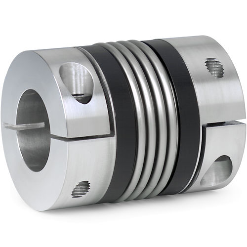Elastische Kupplung - BK2 series - R+W Italia S.r.l - Balg / Aluminium / mit Drehmomentmessung