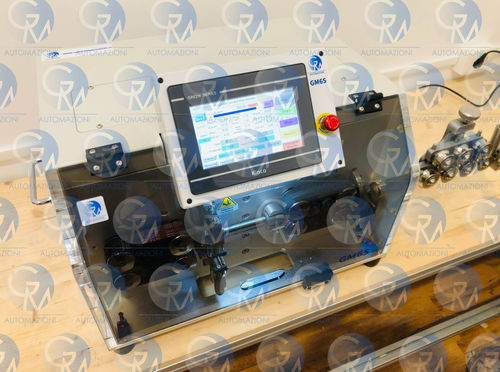 Abläng- und Abisoliermaschine / für Kabel - GM6S - GM AUTOMAZIONI - Messer / mit Touchscreen / automatisch