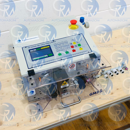 Abläng- und Abisoliermaschine / für Einzelleiter - GM8S - GM AUTOMAZIONI - elektrisch / mit Touchscreen