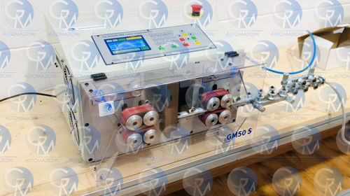 Abläng- und Abisoliermaschine / für Elektrokabel - GM50 S - GM AUTOMAZIONI - Messer / elektrisch / automatisch