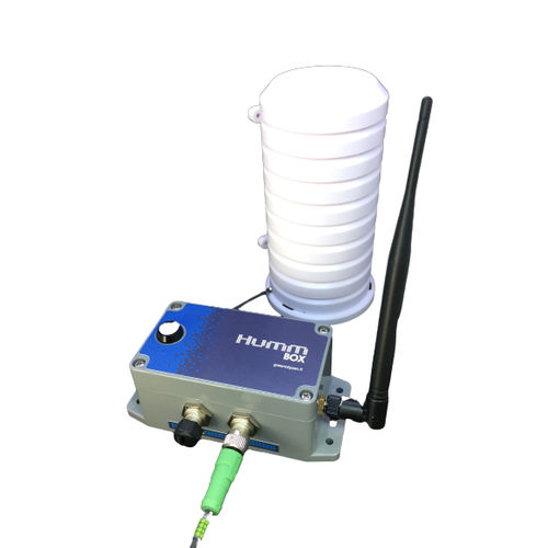 Wandmontierter Feuchte- und Temperatursensor - HummBox Air Outdoor - Greencityzen - integrierbar / Einschraub / LoRa