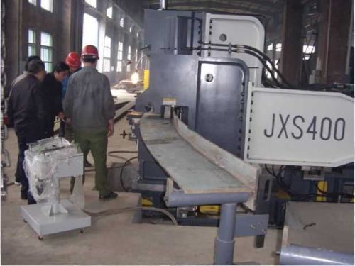 Motorisierte Biegemaschine - JXS series - Hubei Tri-Ring Metal-Forming Equipment Co., Ltd. - für Flachprofile / Stange / horizontal