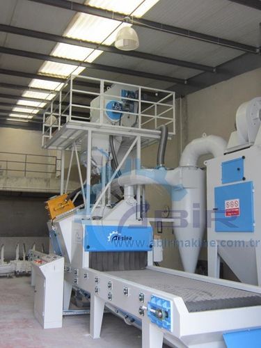 Strahlanlage für die Oberflächenreinigung - PK series - ABİR MAKİNE A.Ş. - Band / automatisch