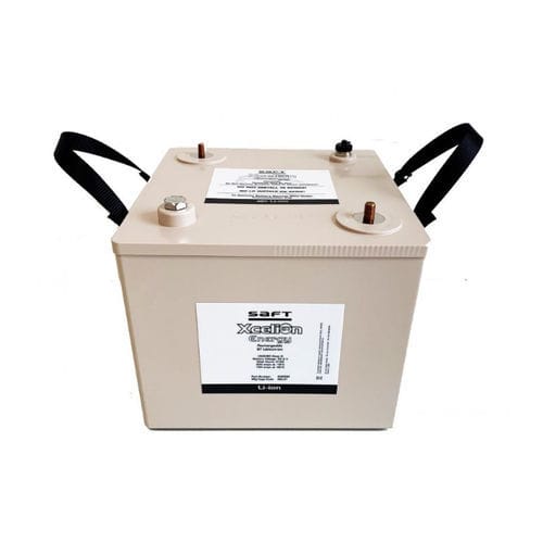 Wiederaufladbare Batterie / Lithium-Eisenphosphat - Xcelion® 56V-E - SAFT - Block / wartungsfrei / hochleistungsfähig
