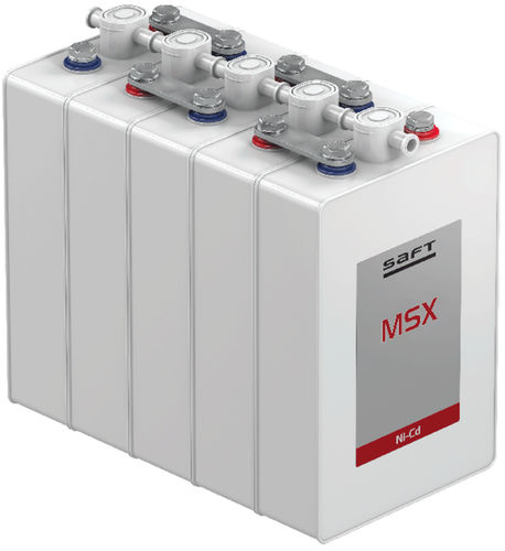 Ni-Cd-Batterie - MRX - SAFT - Block / für Notstromversorgung / ISO