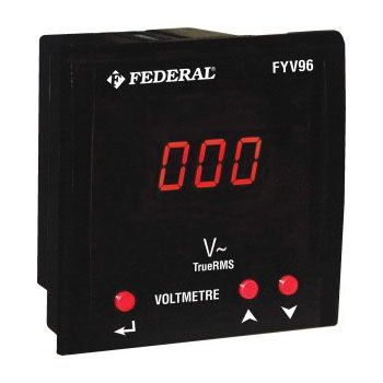 Digitales Voltmeter - FVY series - Federal Elektrik - stationär / DC / AC