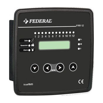Leistungsfaktor-Kontrollrelais - FRR series - Federal Elektrik - für Schalttafelmontage / digital / programmierbar