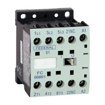 Leistungsschütz - FC40D series - Federal Elektrik - elektromechanisch / 3-polig / 4-polig