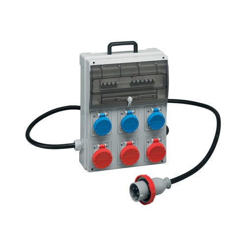 Voll ausgestattetes Elektrogehäuse - 670060 - Palazzoli S.p.A. - modular / Kunststoff / für Verteiler