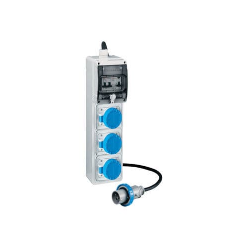 Voll ausgestattetes Elektrogehäuse - 670030 - Palazzoli S.p.A. - modular / Kunststoff / für Verteiler