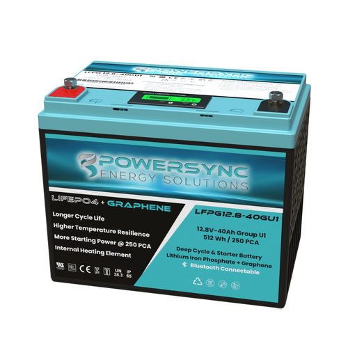 LiFePO4-Batterie - LFPG12.8-40GU1 - POWERSYNC Energy Solutions - prismatisch / 12 V / IEC