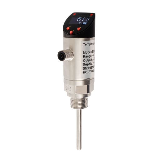 Elektronischer Thermoschalter - TS401 - Holykell - regelbar / M12-Steckverbinder / Gewinde