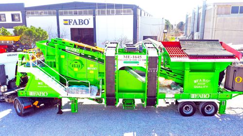 Mobile Mahl-und Siebeinheit - ME 2050 series - Fabo Crushing Screening & Concrete Plants - für Sand