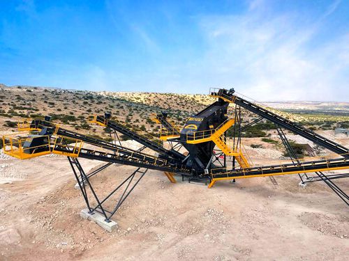 Stationäre Mahl-und Siebeinheit - AVA - Fabo Crushing Screening & Concrete Plants - Primär / für Gestein
