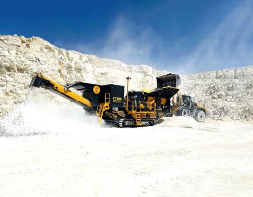 Mahl-und Siebeinheit / Schlag - FTI-130 - Fabo Crushing Screening & Concrete Plants - mobil / auf Raupen