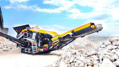 Mobile Mahl-und Siebeinheit - FTB-1550 - Fabo Crushing Screening & Concrete Plants - hohe Kapazität / auf Raupen