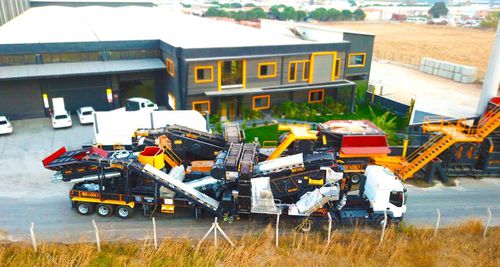 Mahl-und Siebeinheit / Kegel - MCC 300 series - Fabo Crushing Screening & Concrete Plants - mobil / für Gestein