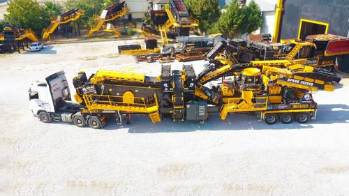 Mahl-und Siebeinheit / mit Vertikalachse - MVSI 900 - Fabo Crushing Screening & Concrete Plants - mobil