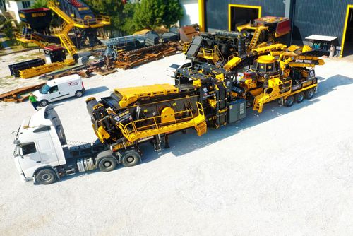 Mahl-und Siebeinheit / mit Vertikalachse - MVSI-900 - Fabo Crushing Screening & Concrete Plants - mobil / für Sand
