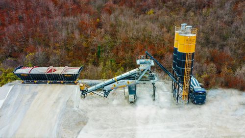 Festinstallierte Betonmischanlage - FABOMIX COMPACT-110 - Fabo Crushing Screening & Concrete Plants - kompakt