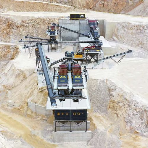 Stationäre Mahl-und Siebeinheit - Fabo Crushing Screening & Concrete Plants - Schlag / Primär / Sekundär