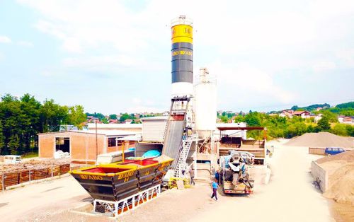 Festinstallierte Betonmischanlage - Fabo Crushing Screening & Concrete Plants - kompakt