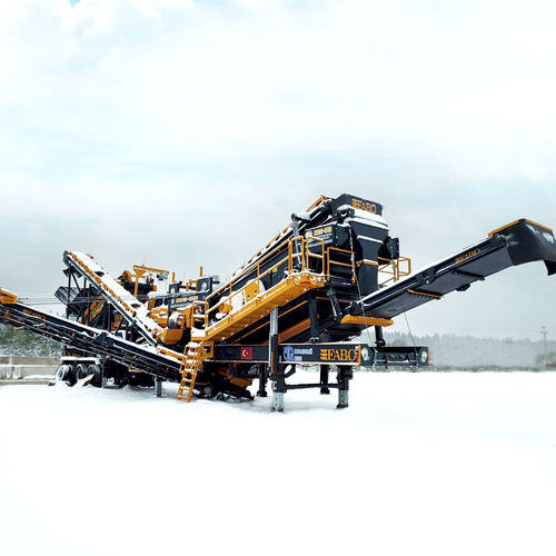 Mahl-und Siebeinheit / mit Vertikalachse - MVSI 900 - Fabo Crushing Screening & Concrete Plants - mobil / für Sand / mit Vertikalachse