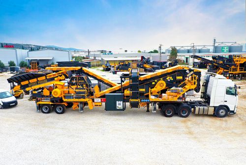 Mahl-und Siebeinheit / Schlag - MTK-100 - Fabo Crushing Screening & Concrete Plants - mobil / für Sand / für Dienstleistungsbereich