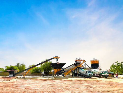 Mobile Betonmischanlage - TURBOMIX-100 - Fabo Crushing Screening & Concrete Plants