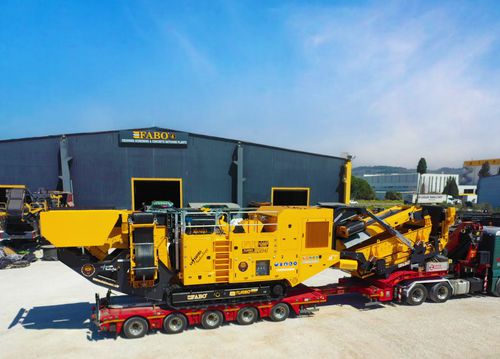 Mahl-und Siebeinheit / Schlag - FTI-110s - Fabo Crushing Screening & Concrete Plants - mobil / kompakt / auf Raupen
