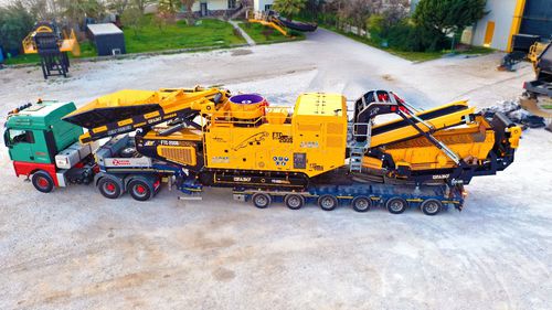 Mahl-und Siebeinheit / Kegel - FTC-200S - Fabo Crushing Screening & Concrete Plants - mobil / auf Raupen / für Gestein