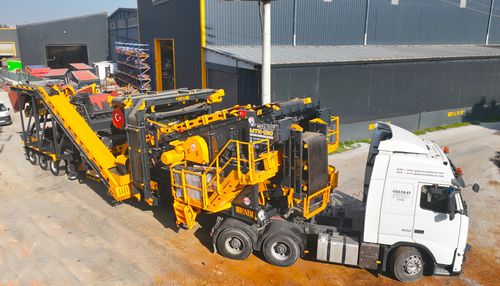 Mahl-und Siebeinheit / Schlag - MTK 130 - Fabo Crushing Screening & Concrete Plants - mobil / für Sand / hohe Kapazität