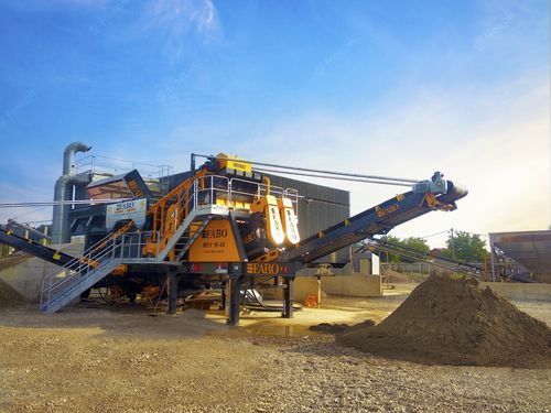 Siebanlage für Waschprozesse - MEY-1645 SAND - Fabo Crushing Screening & Concrete Plants - mobil / Vibration / für Schüttgut