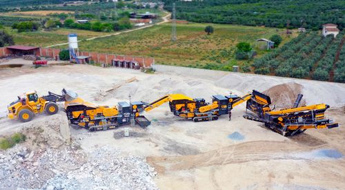 Backenbrecher - Fabo Crushing Screening & Concrete Plants - mobil / hohe Kapazität / auf Raupen
