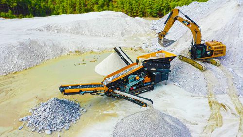 Mobiler Skalper-Sieb - FTB-1550 - Fabo Crushing Screening & Concrete Plants - für schwere Lasten