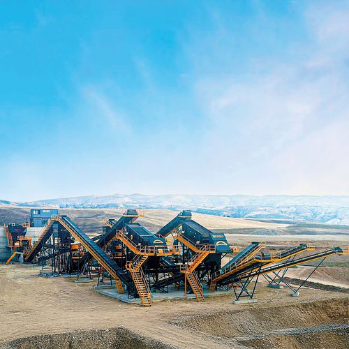 Mahl-und Siebeinheit / Backen - Fabo Crushing Screening & Concrete Plants - stationär / hohe Kapazität / für Gestein