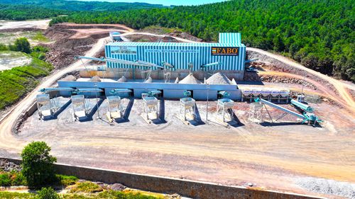 Mahl-und Siebeinheit / Backen - Fabo Crushing Screening & Concrete Plants - stationär / Primär / hohe Kapazität