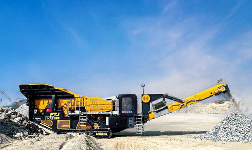 Mahl-und Siebeinheit / Backen - FTJ 1175 &amp; FTB 1550 - Fabo Crushing Screening & Concrete Plants - mobil / hohe Kapazität / auf Raupen