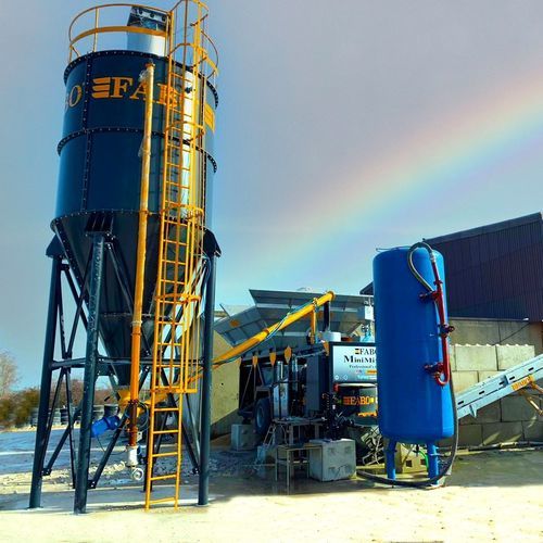 Mobile Betonmischanlage - MINIMIX-30 - Fabo Crushing Screening & Concrete Plants