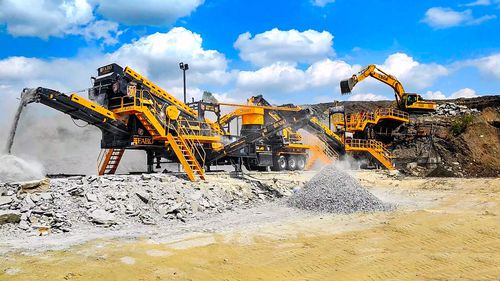 Mahl-und Siebeinheit / Backen - MCK-115 - Fabo Crushing Screening & Concrete Plants - mobil / hohe Kapazität / für Hartgestein