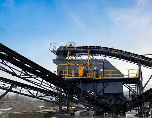 Vibrationssiebmaschine - HTE 22-60 - Fabo Crushing Screening & Concrete Plants - für Schüttgut