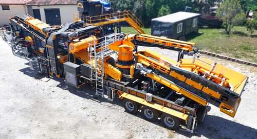 Mahl-und Siebeinheit / Backen - MCK-95 - Fabo Crushing Screening & Concrete Plants - mobil / Primär / Sekundär