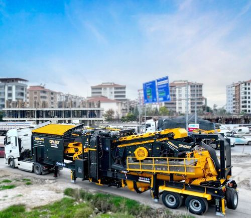 Mobile Mahl-und Siebeinheit - MEY-1645 - Fabo Crushing Screening & Concrete Plants - für Sand