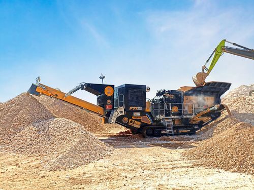 Mahl-und Siebeinheit / Schlag - FTI-130 - Fabo Crushing Screening & Concrete Plants - mobil / auf Raupen