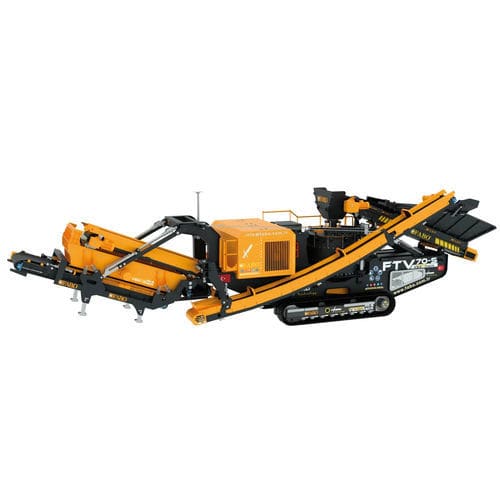 Brecher mit Vertikalachse - FTV-70-s - Fabo Crushing Screening & Concrete Plants - mobil / dieselbetrieben / für Sand