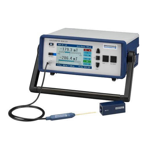 Teslameter-Gaussmeter - BGM 201 - Brockhaus - tragbar / USB / digital