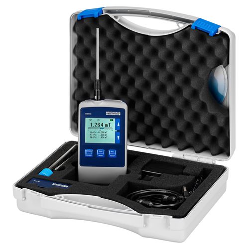 Handgerät-Gaussmeter - BGM 101  - Brockhaus - Teslameter / USB / digital