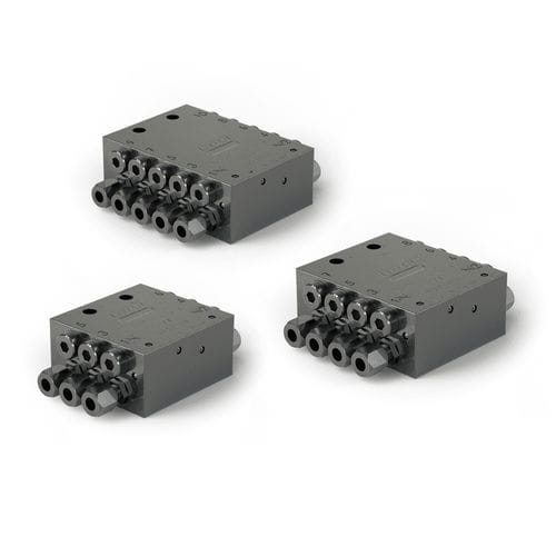 Kompakter Progressivverteiler - SSVM - SKF Lubrication Systems Germany GmbH - Fett / modular / für Progressiv-Schmiersystem