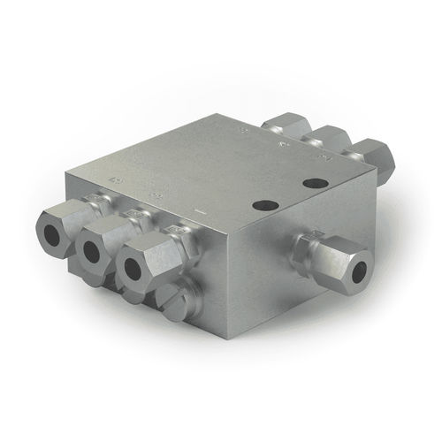 Fett-Progressivverteiler - VPB - SKF Lubrication Systems Germany GmbH - modular / Edelstahl / kompakt